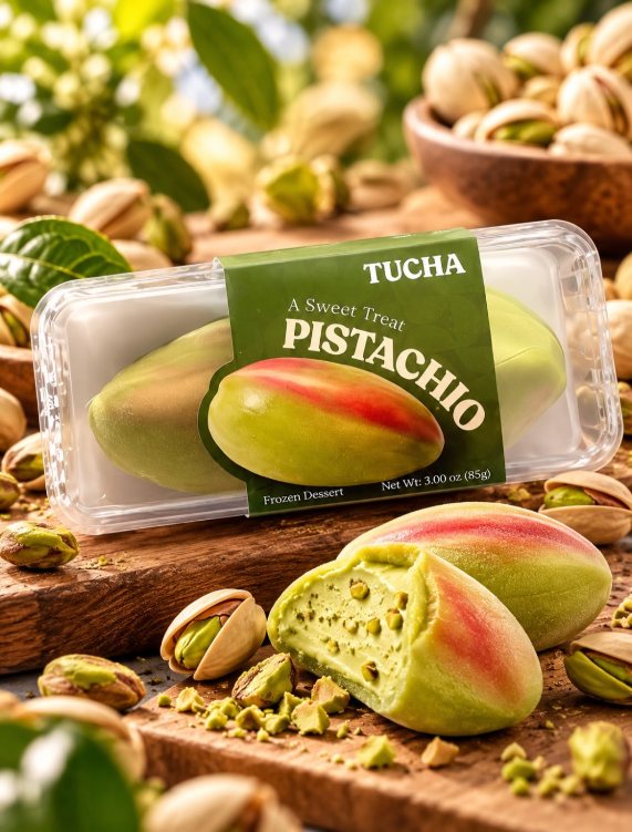 Tucha pistachio frozen dessert